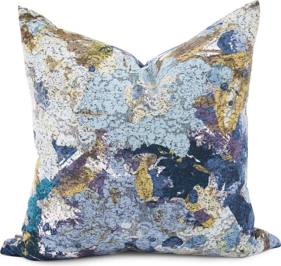 Howard Elliott Turquoise Square Pillow 20x20 Contemporary: Howard Elliott Turquoise Square Pillow 20x20 Contemporary This contemporary square pillow features a vibrant turquoise color that adds a pop of style to any space. Measuring 20 inches in height and wi