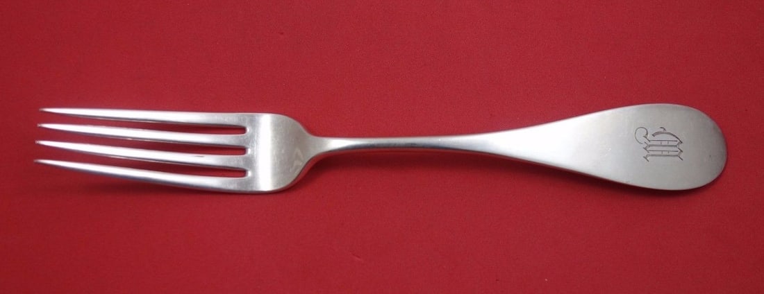 Vanderslice Yerba Buena Janin Sterling Silver Dinner Fork Tip Up 7.5" (1 of 1)