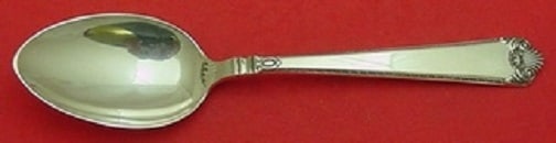 Watson George II Rex Hand Chased Sterling Silver Serving Spoon 8.5" (1 of 1)