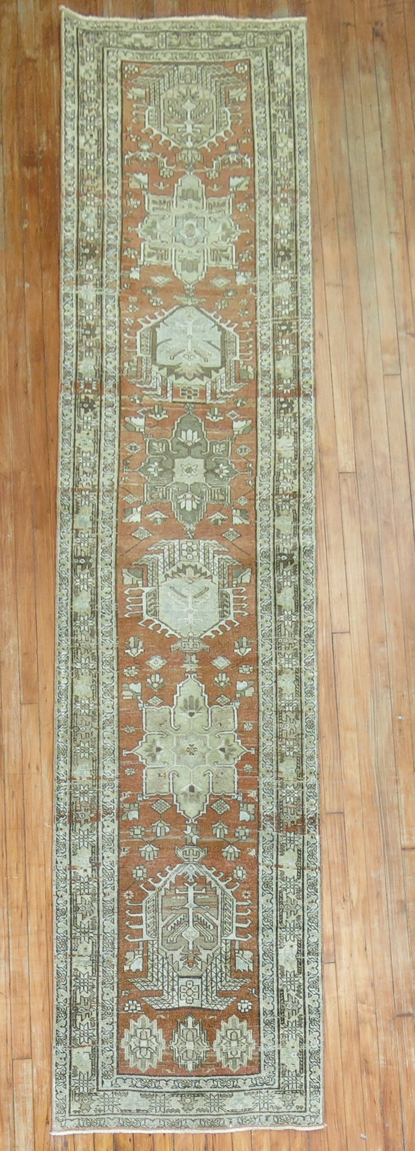 2' 9" x 11' 5" Serapi Heriz Persian Runner Rug (1 of 7)