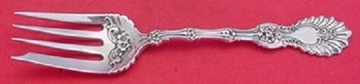 Whiting Radiant Sterling Silver Salad Fork 6 Inch: Whiting Radiant Sterling Silver Salad Fork 6 Inch This is a Whiting sterling silver salad fork in the Radiant pattern, crafted in the United States between 1850 and 1899. Measuring 6 inches in length,