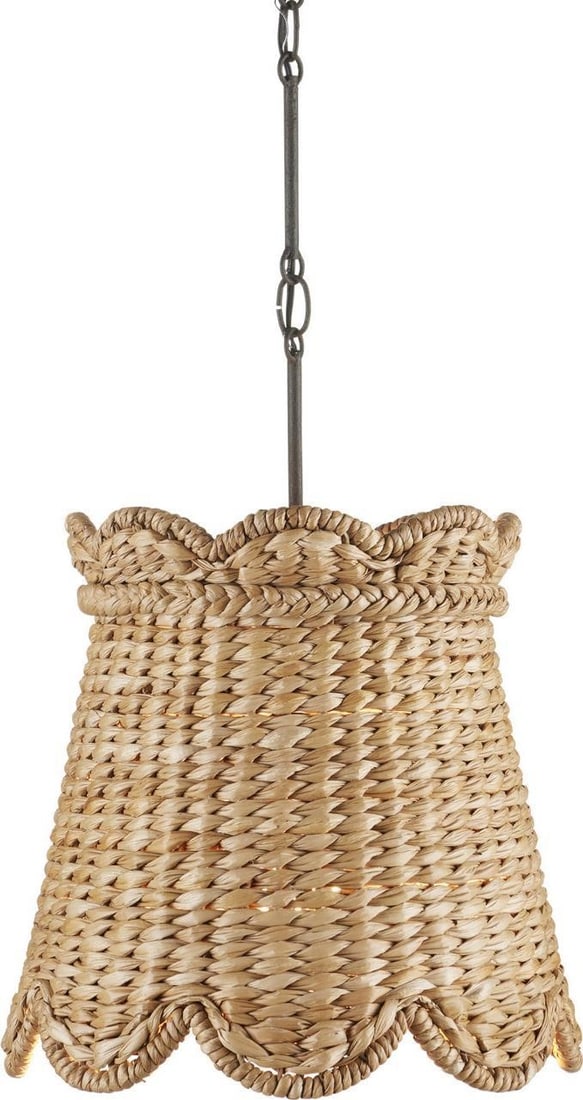 Currey Annabelle Rustic Pendant Light Adjustable Height Cozy Design (1 of 5)