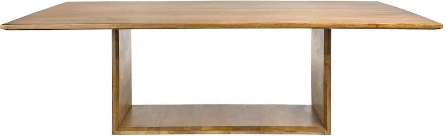 Alder Tweed Rhett 96 Transitional Oak Dining Table 30H 96W 42D (1 of 4)