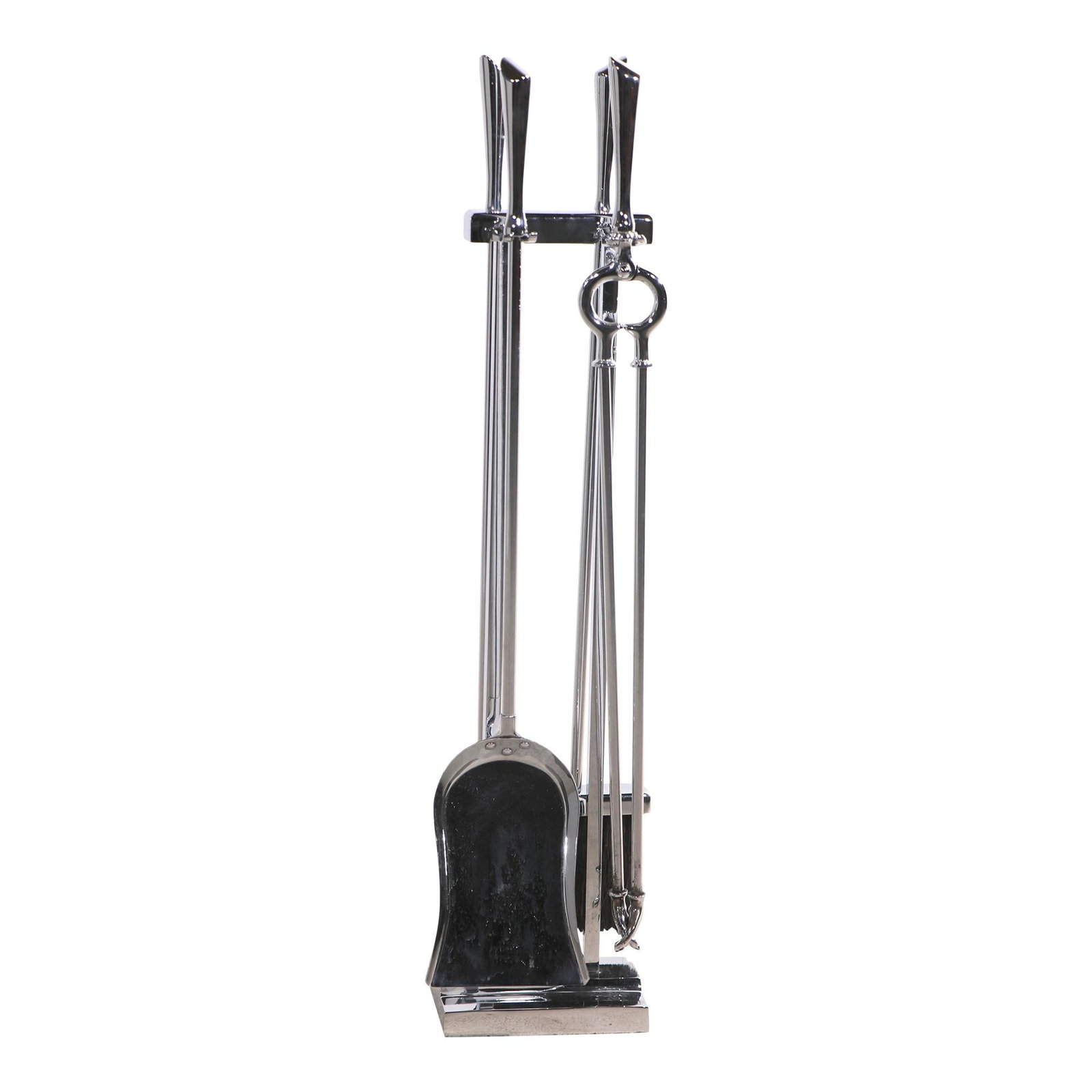 Sunset MH-3 1970s Mid Century Bright Chrome Fireplace Tool Set (1 of 10)