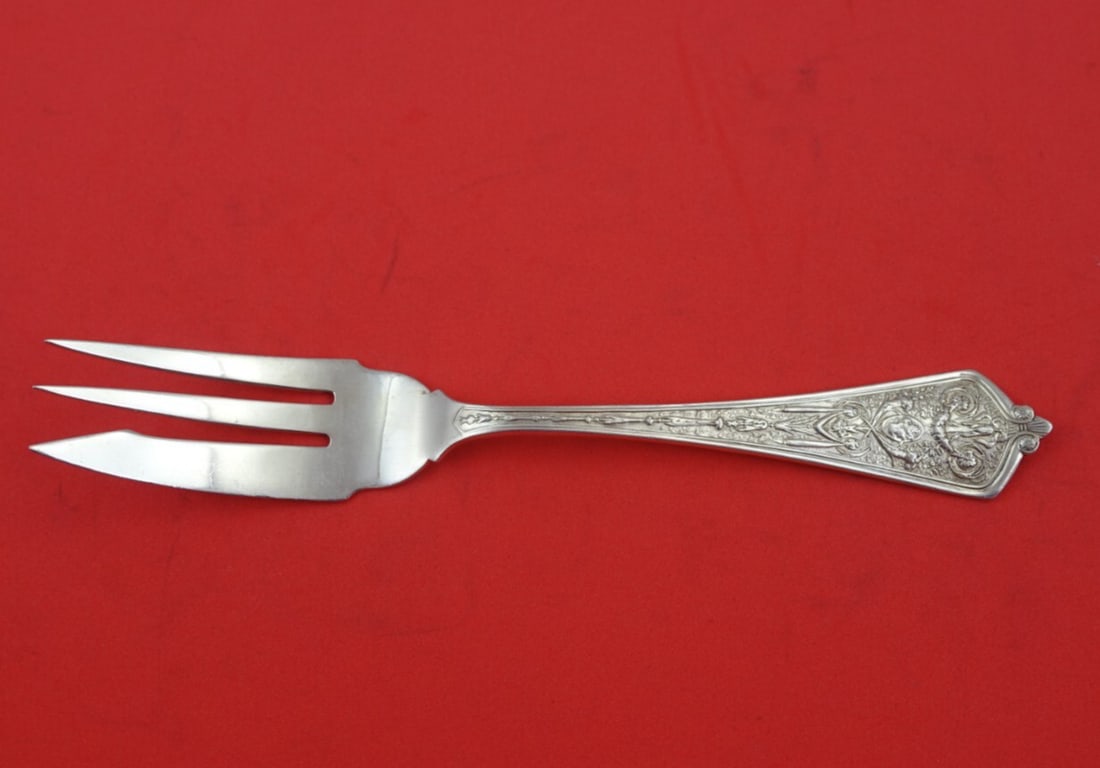 Gorham Lady Washington Sterling Silver Pie Fork 6.75 Vintage Flatware: Gorham Lady Washington Sterling Silver Pie Fork 6.75 Vintage Flatware This vintage pie fork is part of the Lady Washington pattern by Gorham, crafted from high-quality sterling silver. Measuring 6 3/4