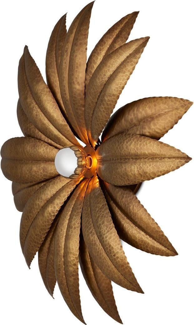 Currey Alithea Brass Wall Sconce Dimmable Lighting (1 of 4)