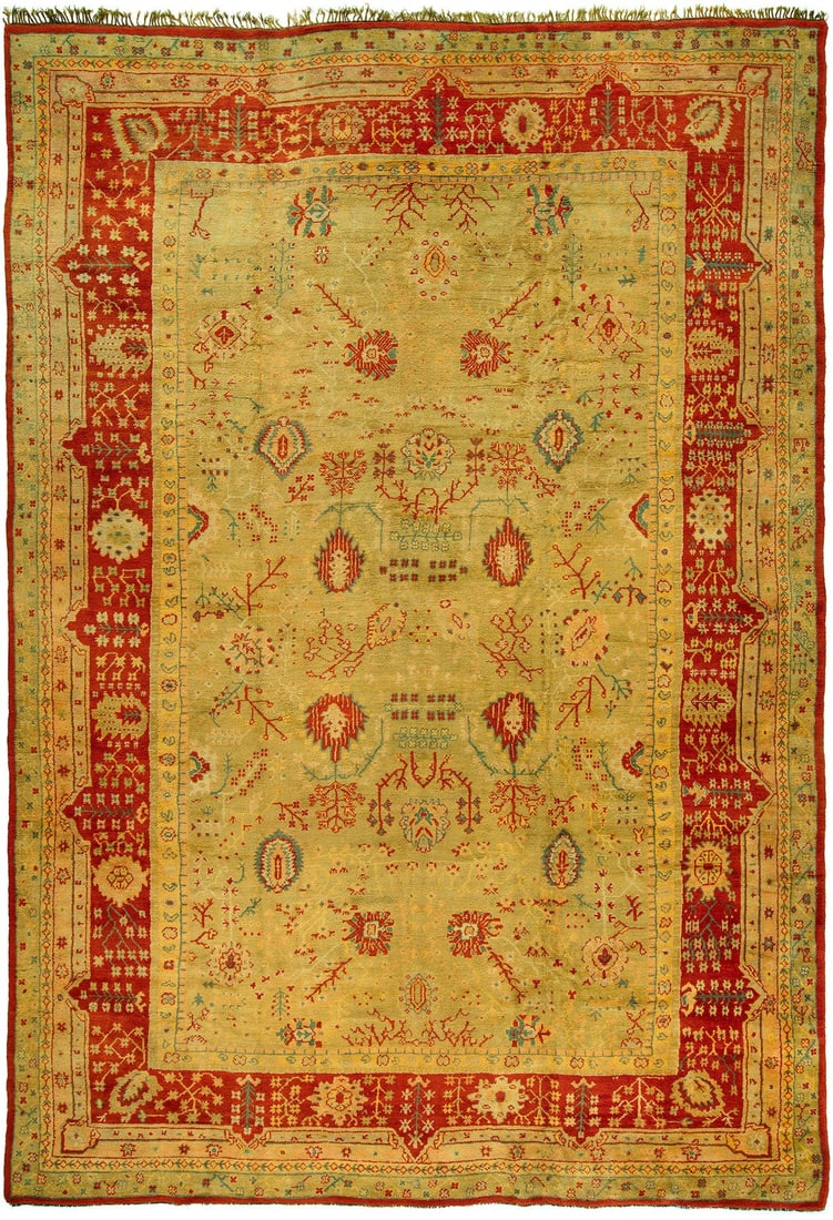 19th Century Oversize Oushak Rug 13' 3" x 19' 2" (1 of 7)