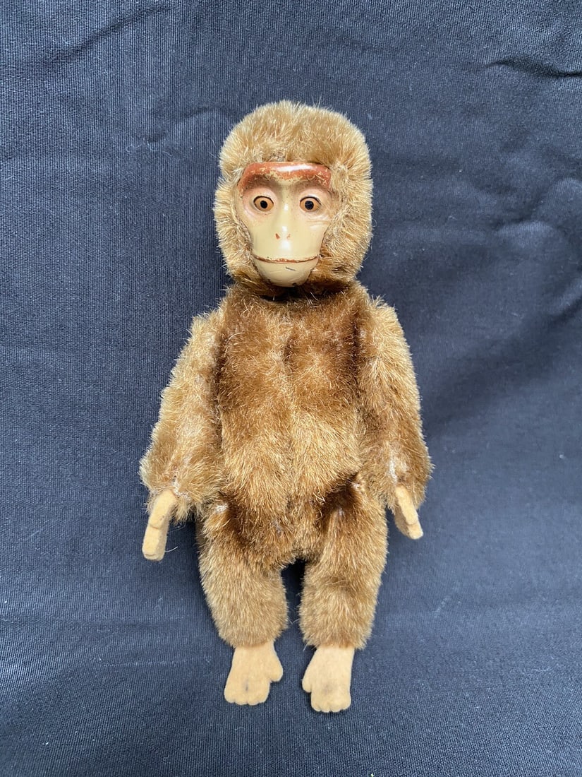 Schuco vintage mechanical yes no monkey toy 5 inch Germany (1 of 6)