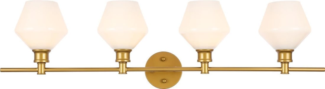 Elegant Lighting Gene Brass Wall Lamp UL-Listed 4 Bulb (1 of 1)