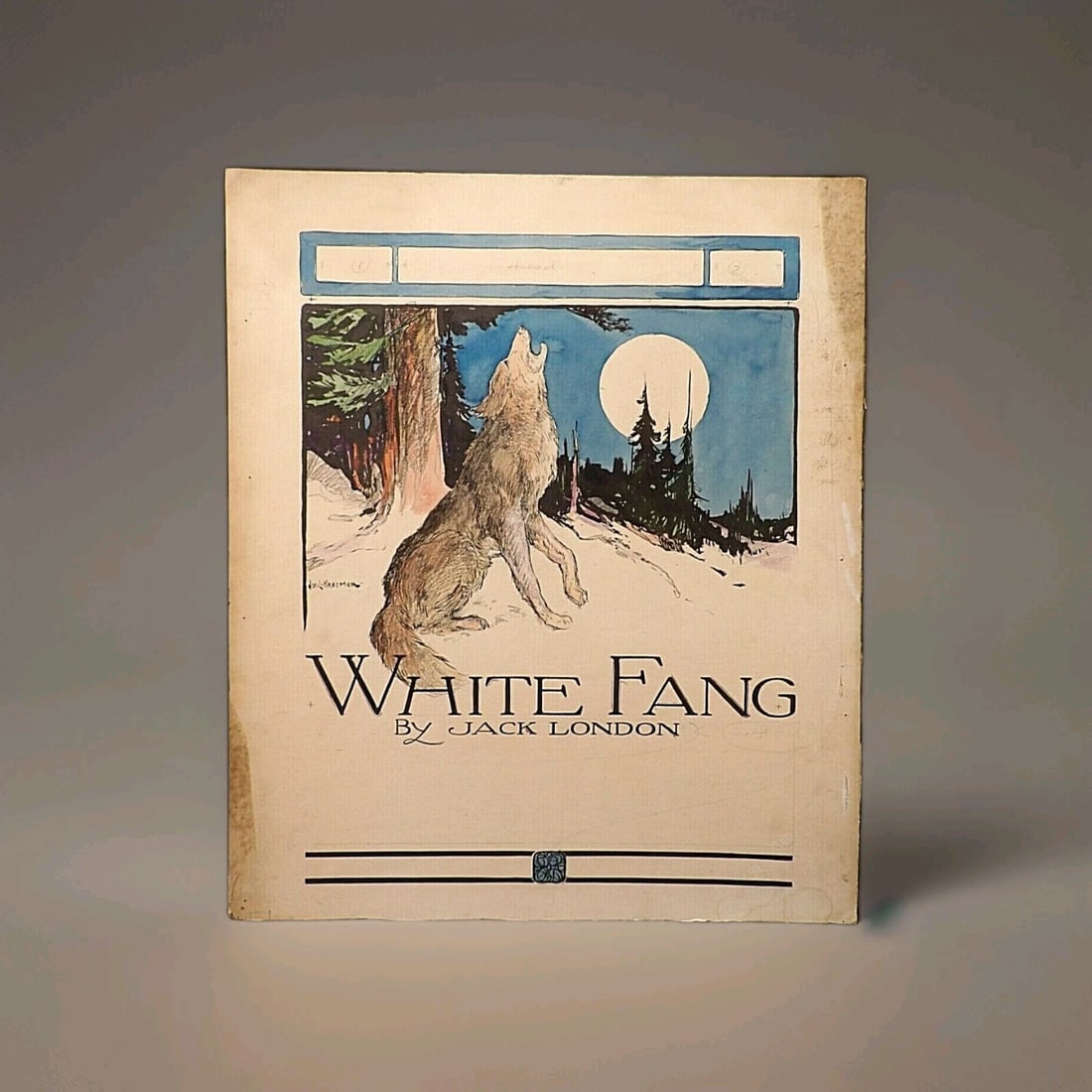 Joseph L Kraemer White Fang Illustration Painting after Jack London (1 of 10)