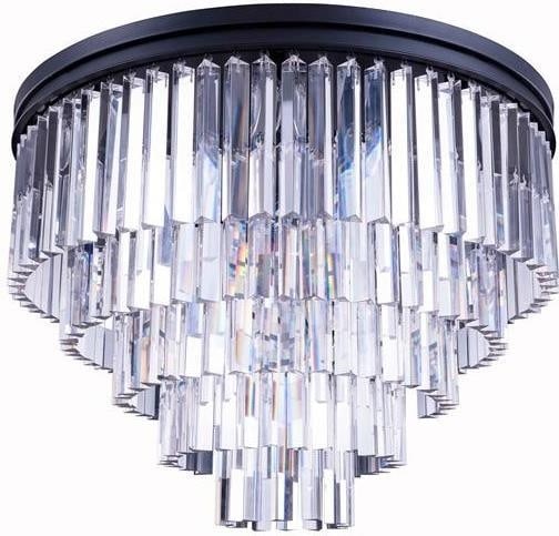 Elegant Sydney Flush Mount Light with Royal-Cut Crystals (1 of 3)