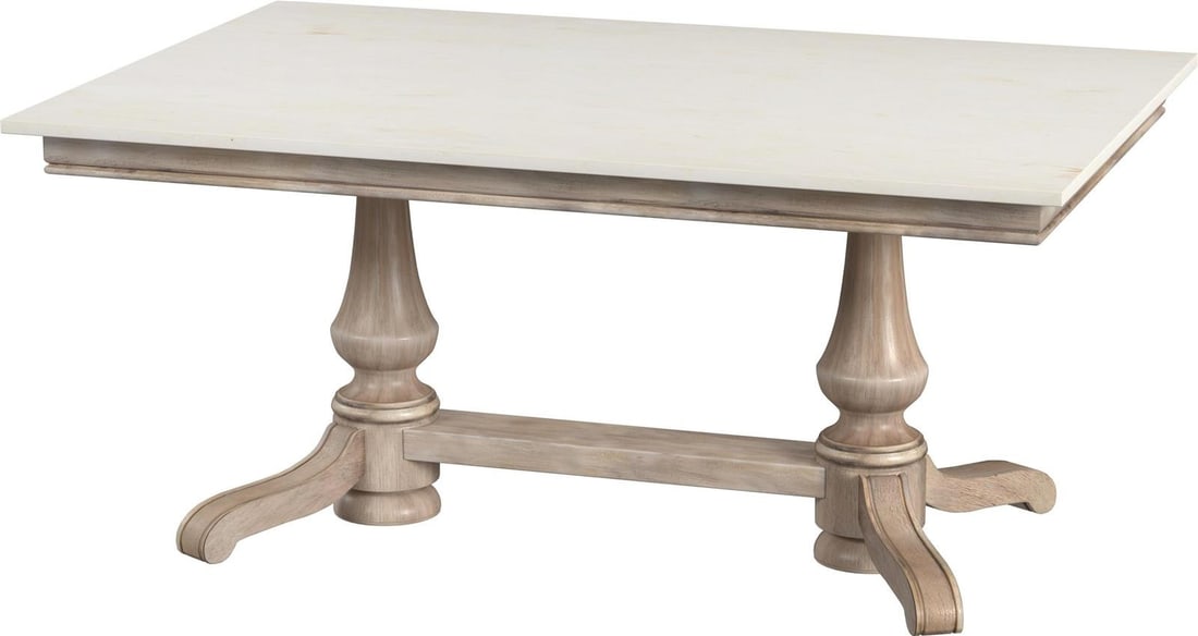 Butler Transitional Sandalwood Beige Danielle Dining Table 30H 66W 44D (1 of 6)