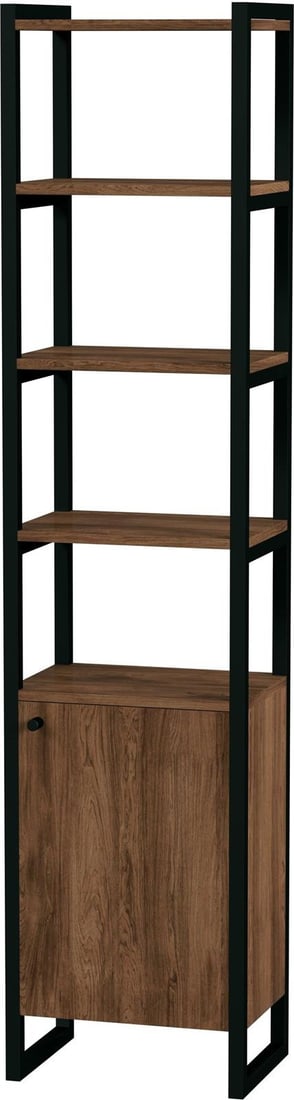 Butler Drake Walnut Veneer Bookcase Antique Style 73H (1 of 7)