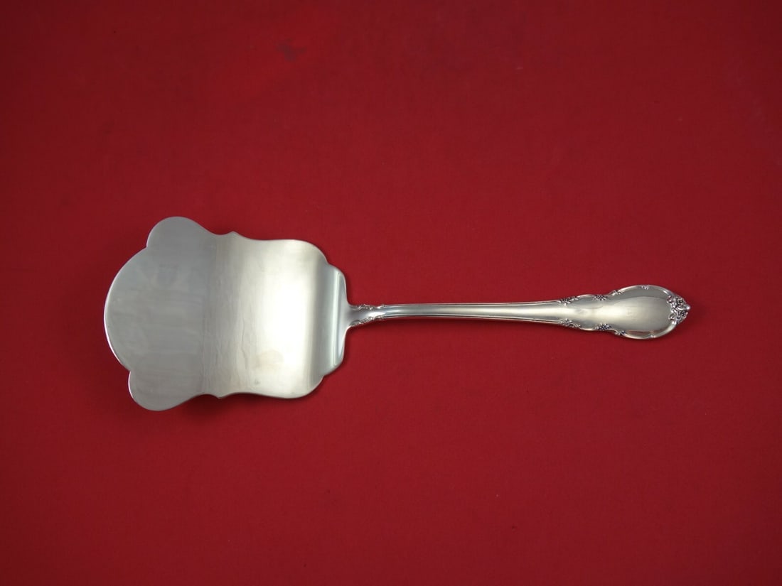 Lunt Modern Victorian Sterling Silver Waffle Server 9.5 inches (1 of 2)