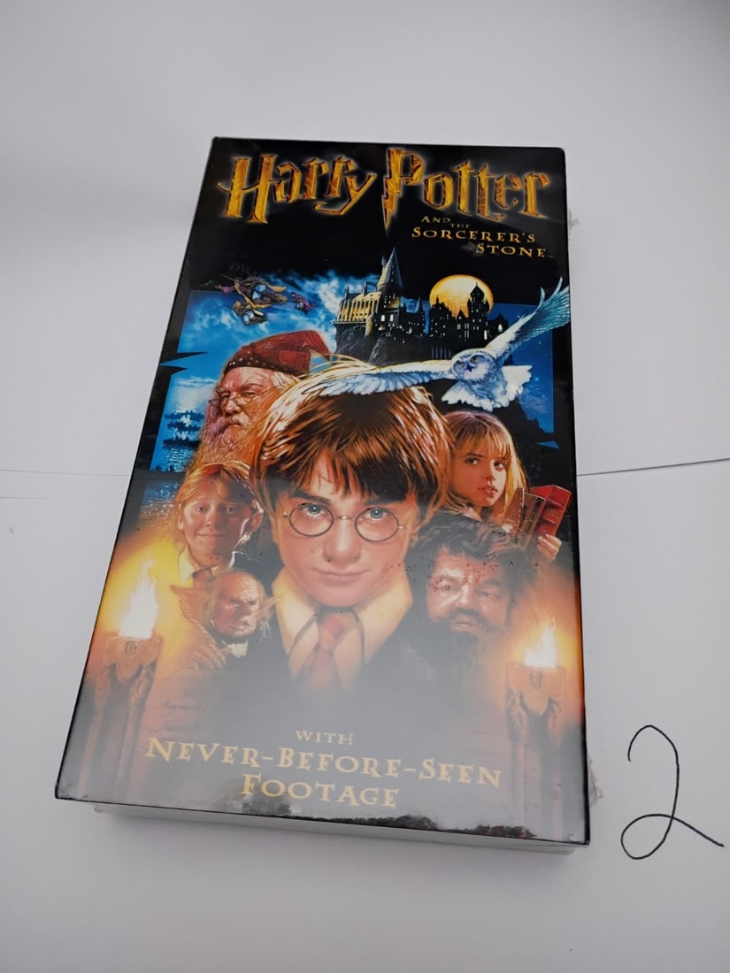 Factory Sealed Harry Potter Sorcerer's Stone VHS Warner 2002 (1 of 12)