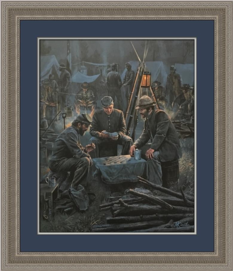 Framed Limited Edition Mort Kunstler Signed Print Letter From Home With COA: Framed Limited Edition Mort Kunstler Signed Print Letter From Home With COA This is a hand-signed, limited edition framed print titled "Letter From Home" by Mort Kunstler. The artwork is a licensed of