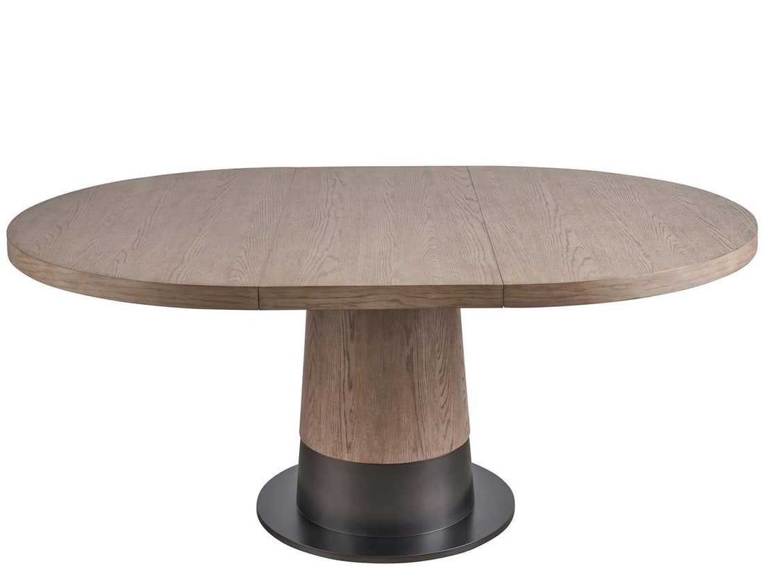 Universal Solara Gray Oak Dining Table 30H x 52W x 52D (1 of 3)