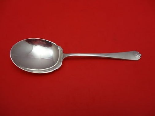Wallace Lotus Sterling Silver Casserole Spoon 9 Inch Serving Spoon (1 of 1)
