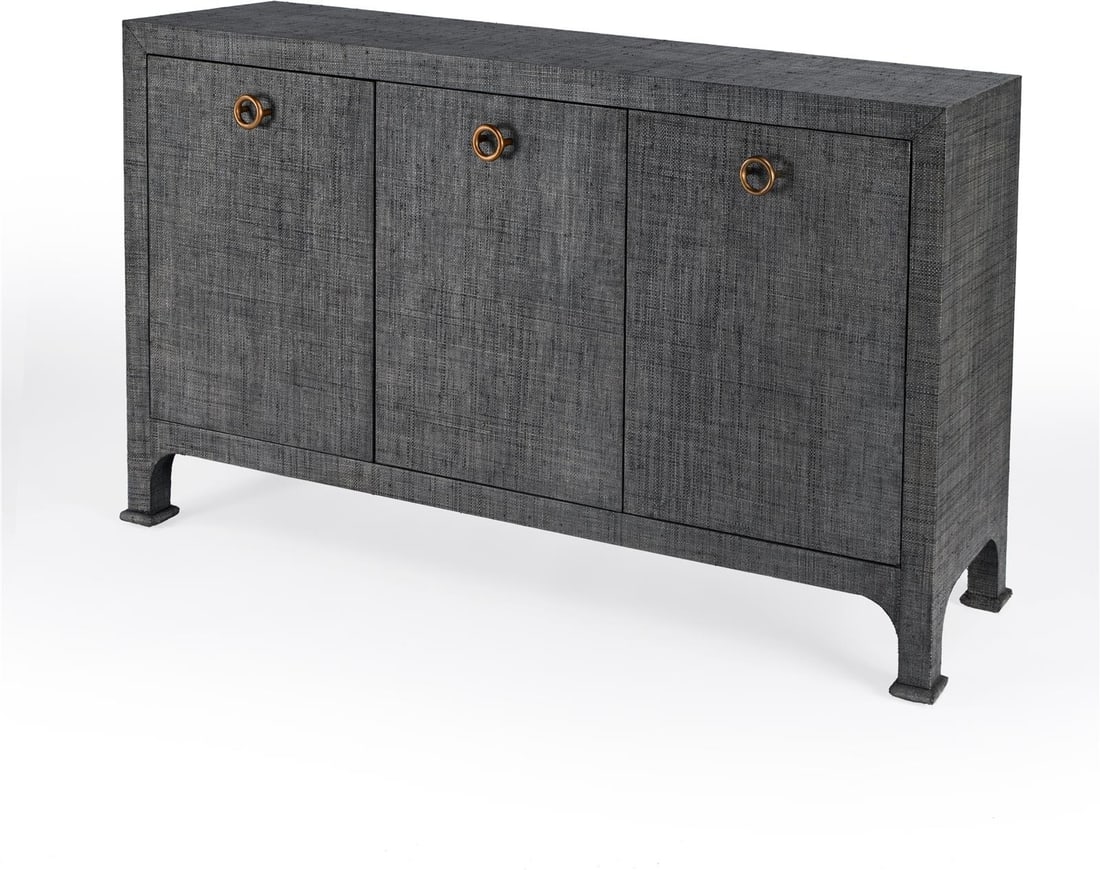Butler Chatham French Style Sideboard 60 Inch Aluminum Maple Veneer (1 of 7)