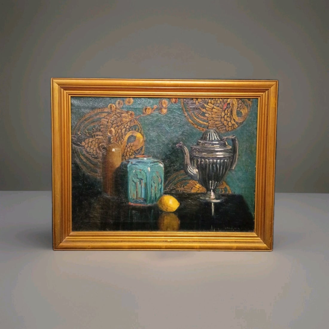 Framed oil still life painting by Josephine Granger Cochrane (1 of 18)