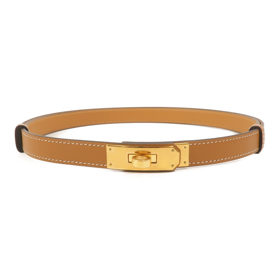 Hermes Kelly Pocket 18 belt Epsom calfskin gold brown GHW (1 of 11)