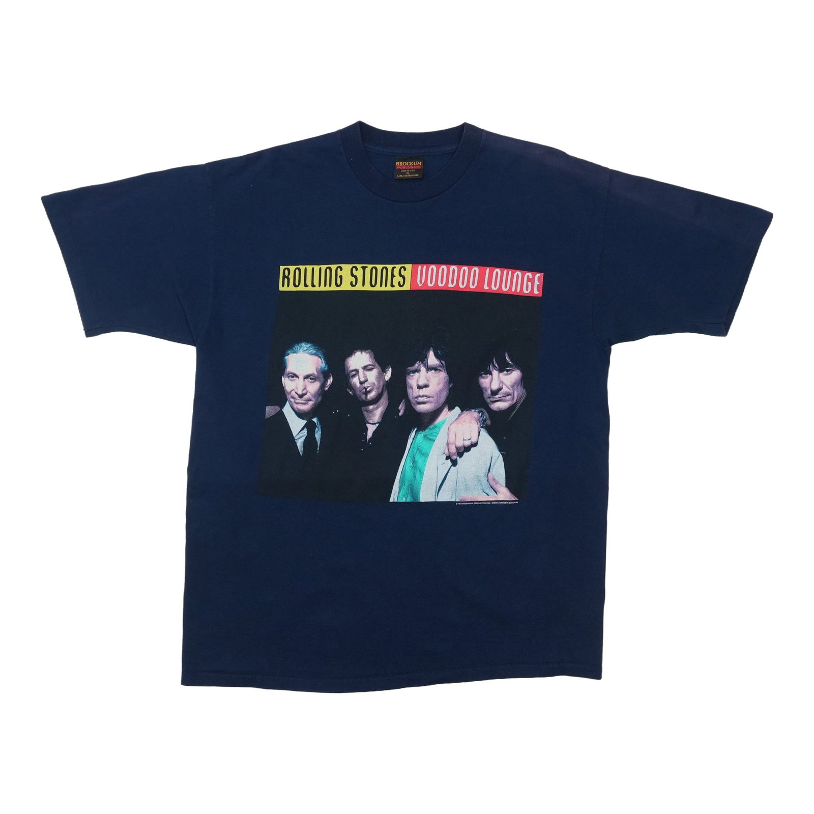 Blue 1994 Rolling Stones Voodoo Lounge Tour T Shirt XL (1 of 8)