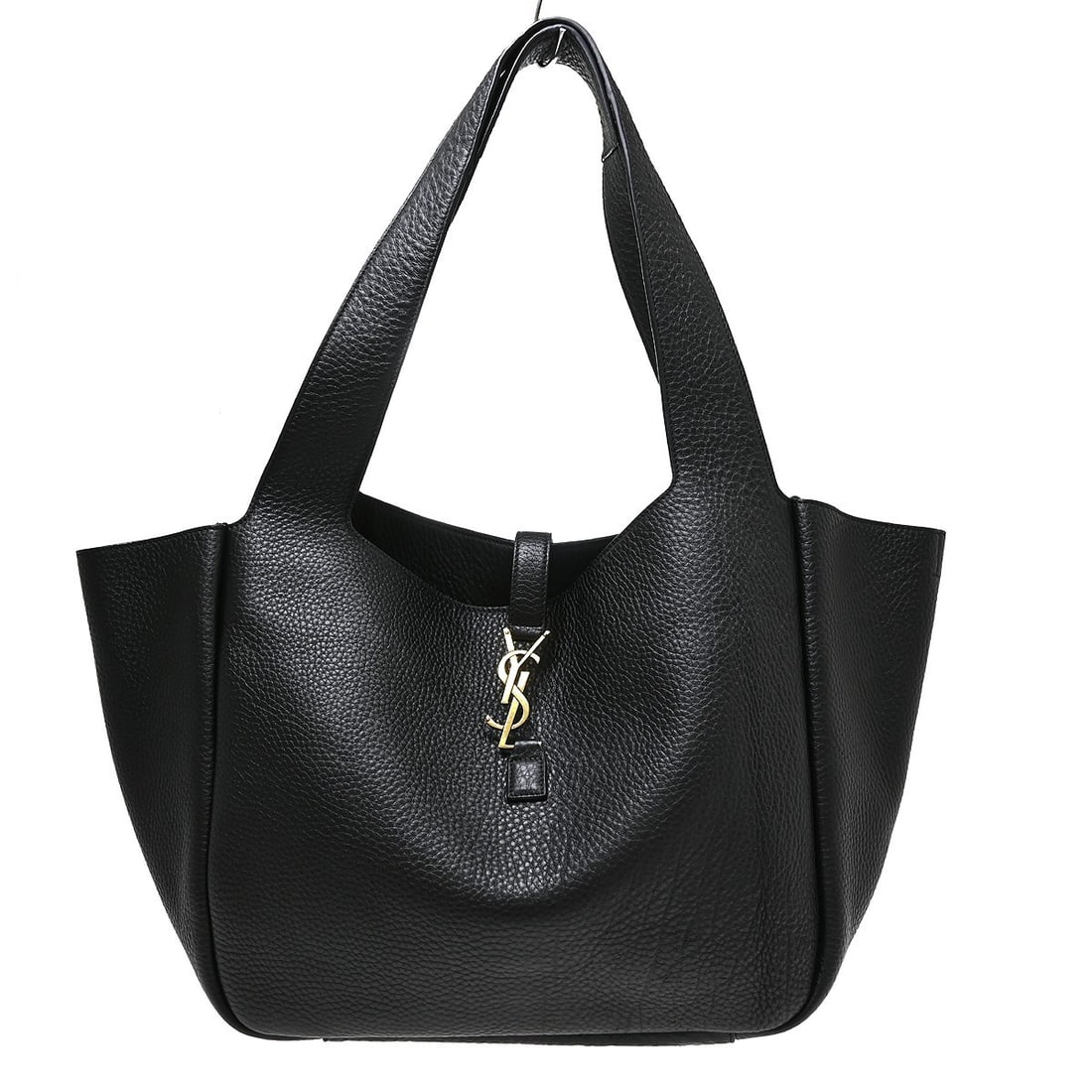 Saint Laurent Le 5 a 7 Bea black leather shoulder tote (1 of 9)
