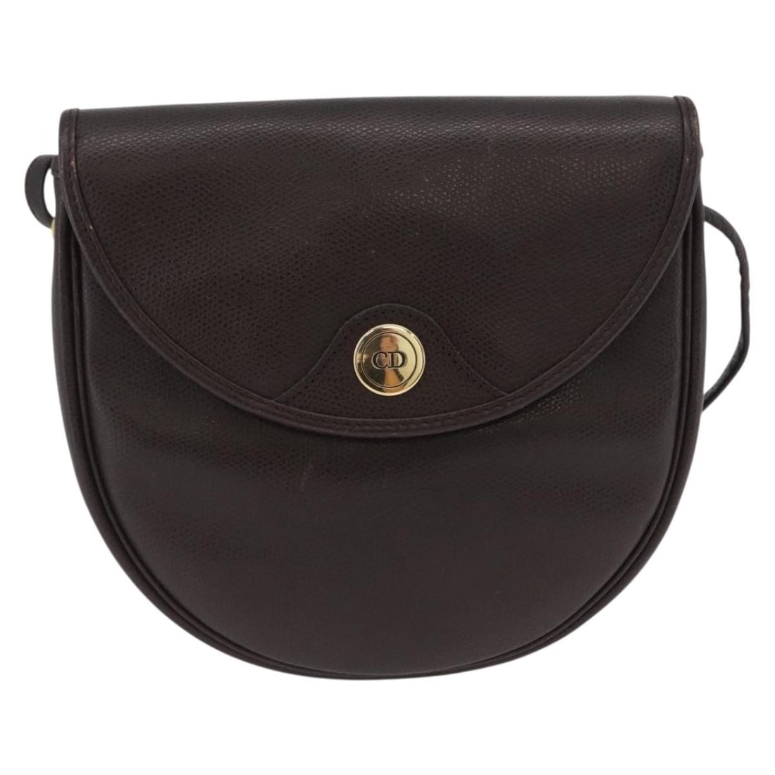 Christian Dior Vintage CD Logo Brown Leather Shoulder Bag: Christian Dior Vintage CD Logo Brown Leather Shoulder Bag This Christian Dior vintage CD logo shoulder bag features brown leather construction and is designed for women. The bag displays the iconic CD