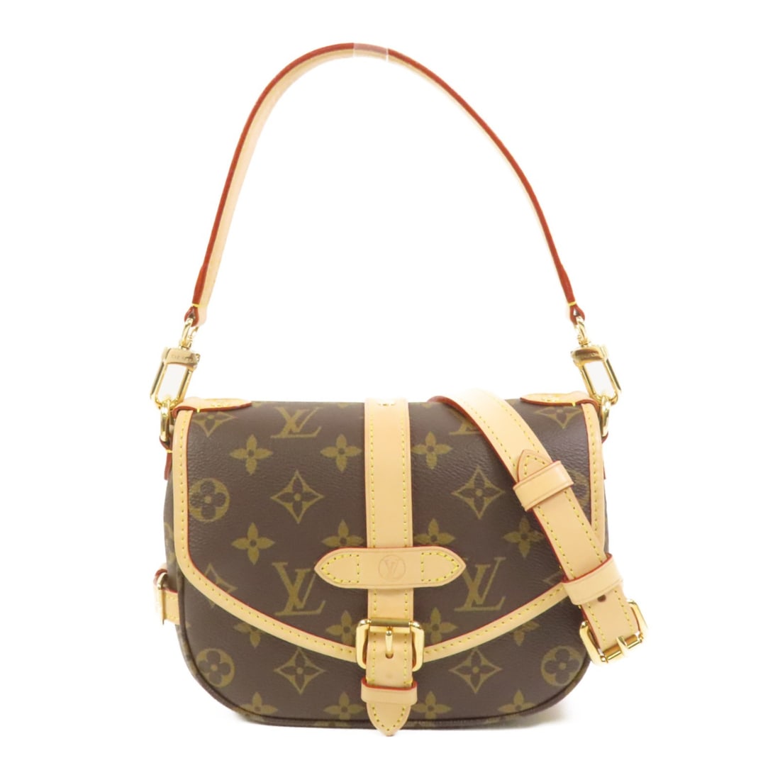 Louis Vuitton M46740 Saumur BB Monogram 2 Way Bag Brown (1 of 15)