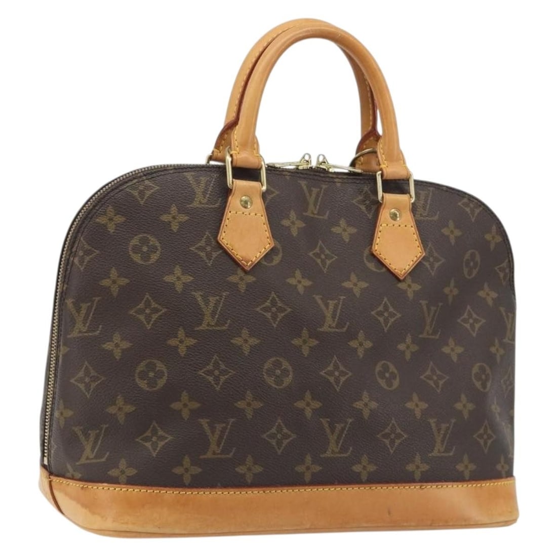 Louis Vuitton Alma PM Monogram Canvas Satchel M53151: Louis Vuitton Alma PM Monogram Canvas Satchel M53151 Louis Vuitton Alma PM handbag in Monogram canvas, made in France. This women's handbag is offered without the original box or dust bag; only the it