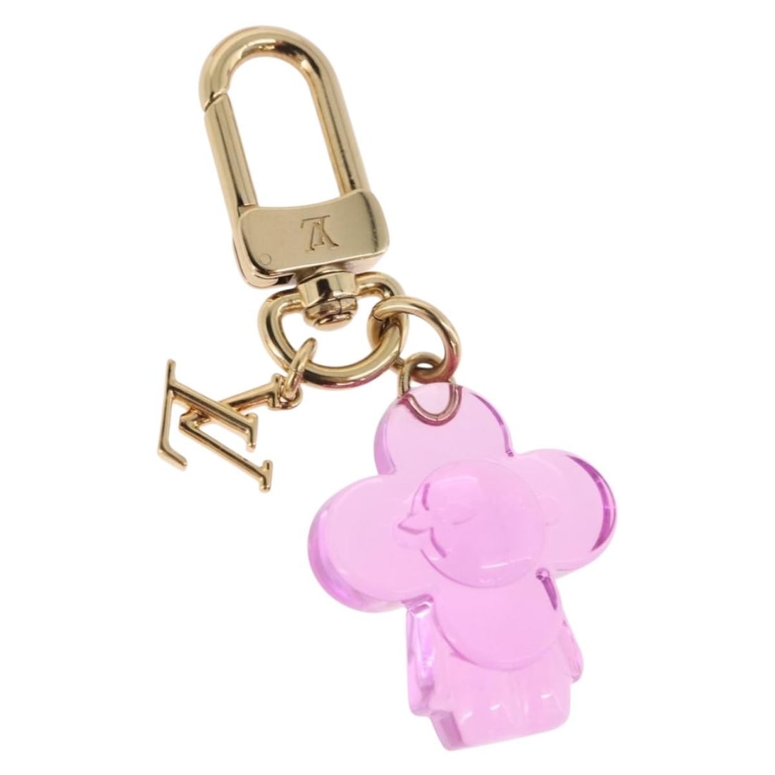 Louis Vuitton M03652 Vivienne Gummy Mini Rose Metal Bag Charm: Louis Vuitton M03652 Vivienne Gummy Mini Rose Metal Bag Charm Louis Vuitton Vivienne Gummy Mini bag charm in rose-tone metal. This women's accessory is made in Italy and comes with a dust bag and item