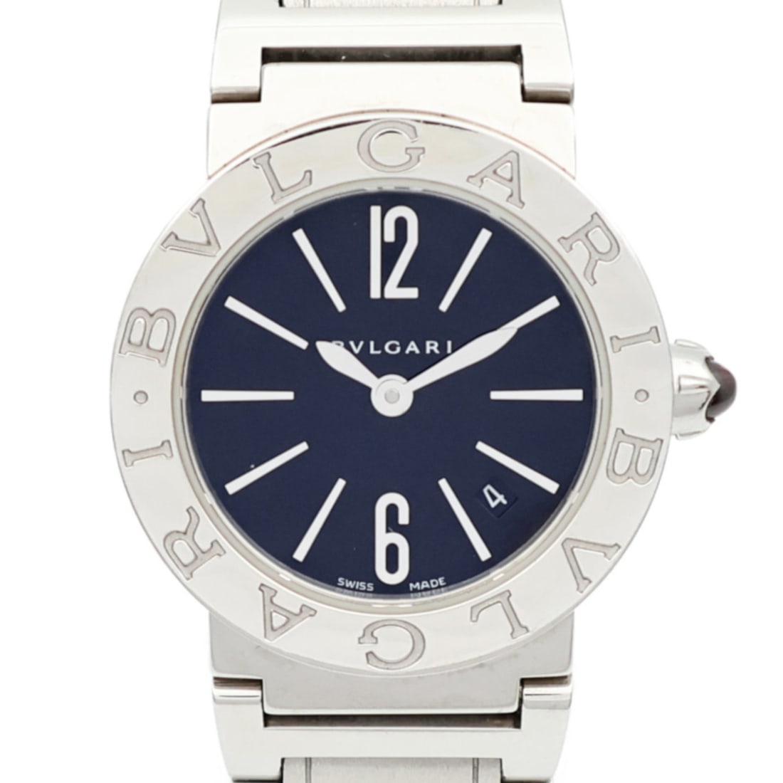 BVLGARI BBL26S 102073 Bvlgari Bvlgari ladies quartz wristwatch black steel (1 of 11)