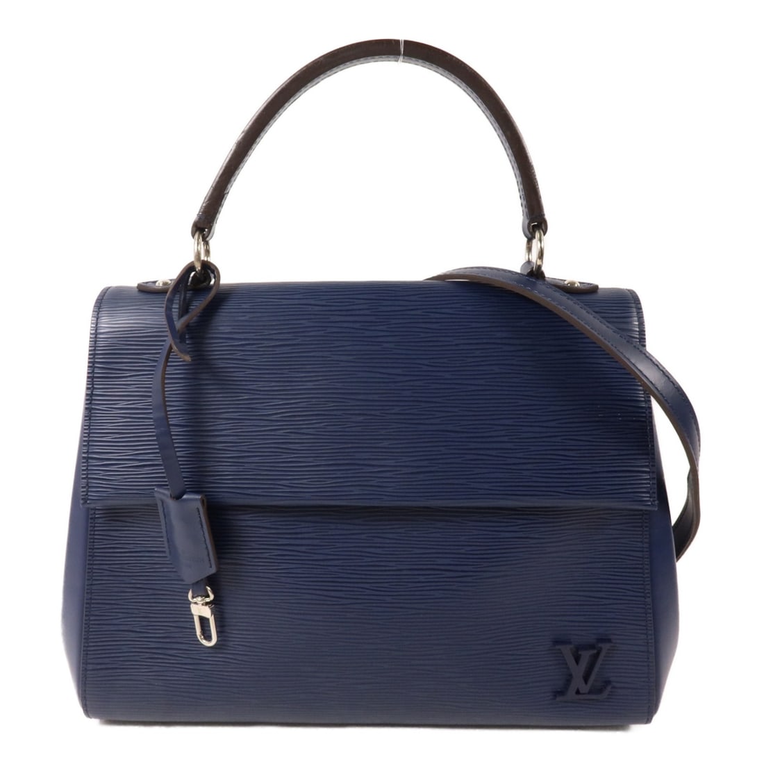 Louis Vuitton Cluny MM blue Epi 2way shoulder bag M41299: Louis Vuitton Cluny MM blue Epi 2way shoulder bag M41299 Louis Vuitton Cluny MM 2-way shoulder bag in blue Epi and PVC coated canvas. This women's bag features a structured design with top handle and 