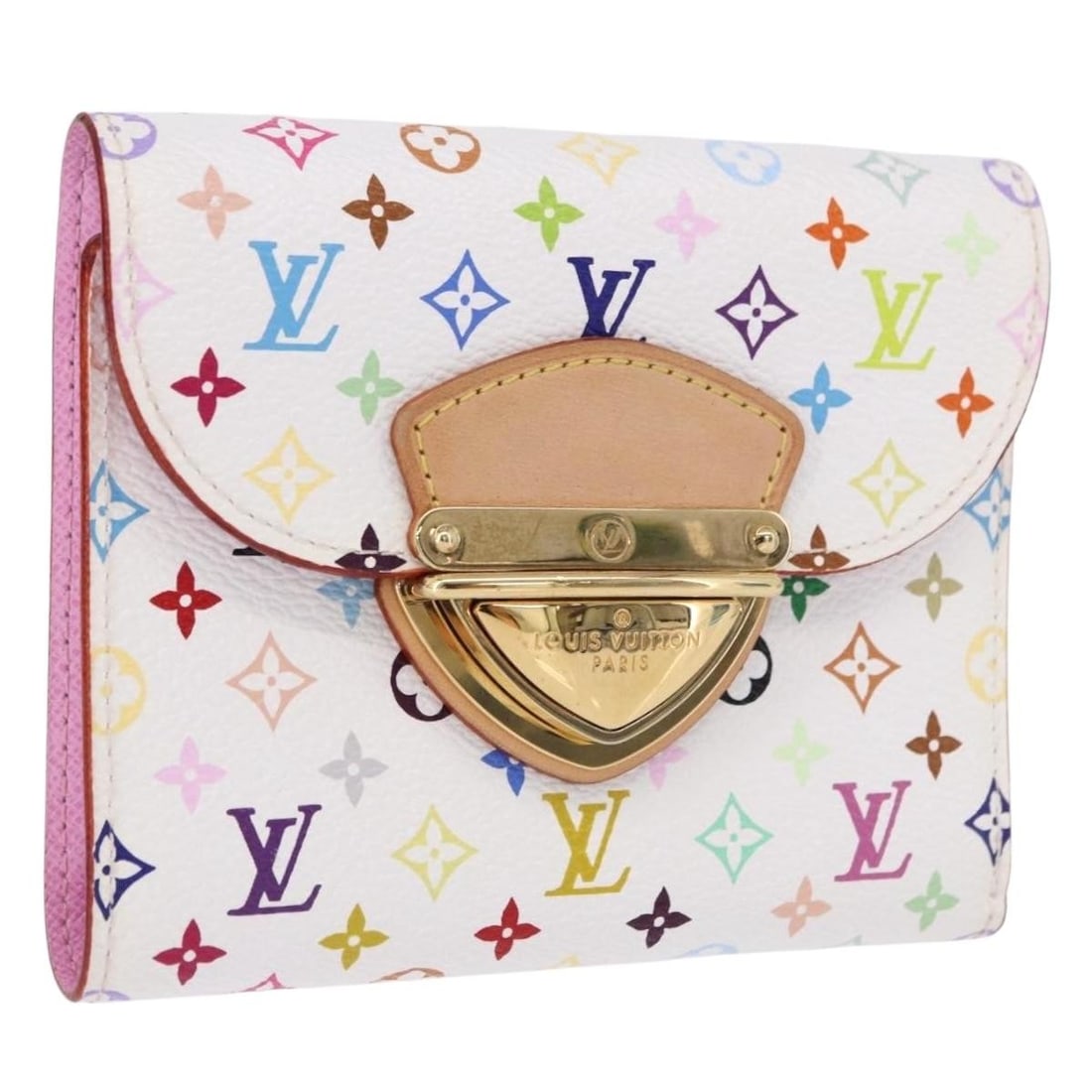 Louis Vuitton M58081 Koala bifold wallet white Monogram Multicolor canvas: Louis Vuitton M58081 Koala bifold wallet white Monogram Multicolor canvas Louis Vuitton Portefeuille Koala Rich bifold wallet in Monogram Multicolor Canvas, presented in white. Made in France, this wo