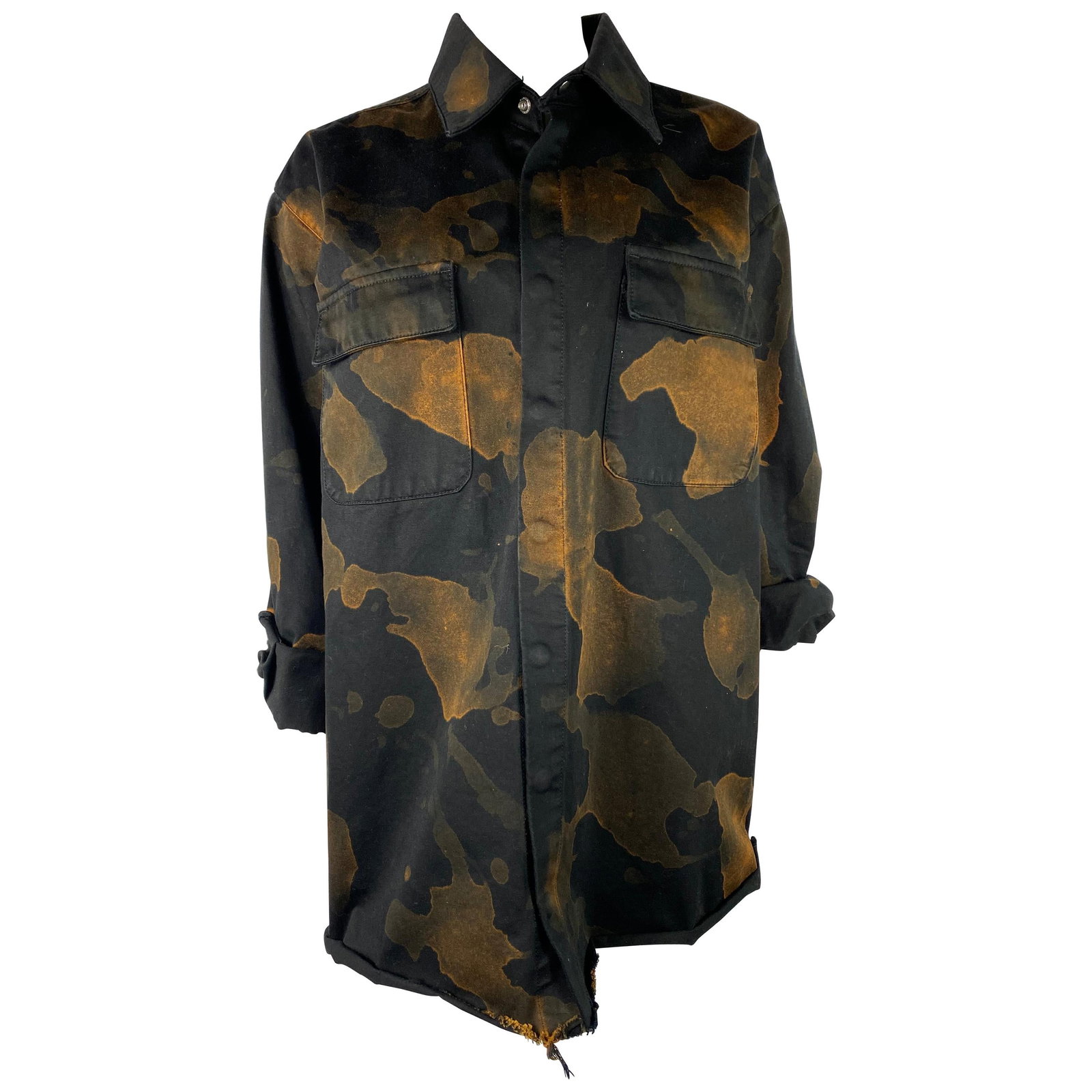 Marques Almeida Abstract Print Cotton Shirt Jacket XS (1 of 9)