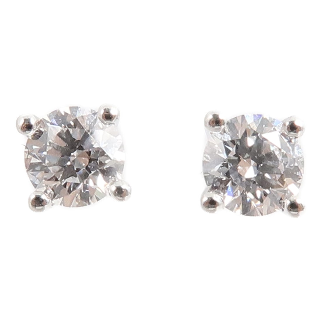 18K White Gold Diamond Stud Earrings with Certificate (1 of 6)