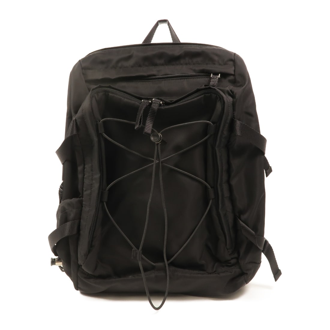 Prada VZ00555 Black Nylon Rucksack Backpack SHW (1 of 17)