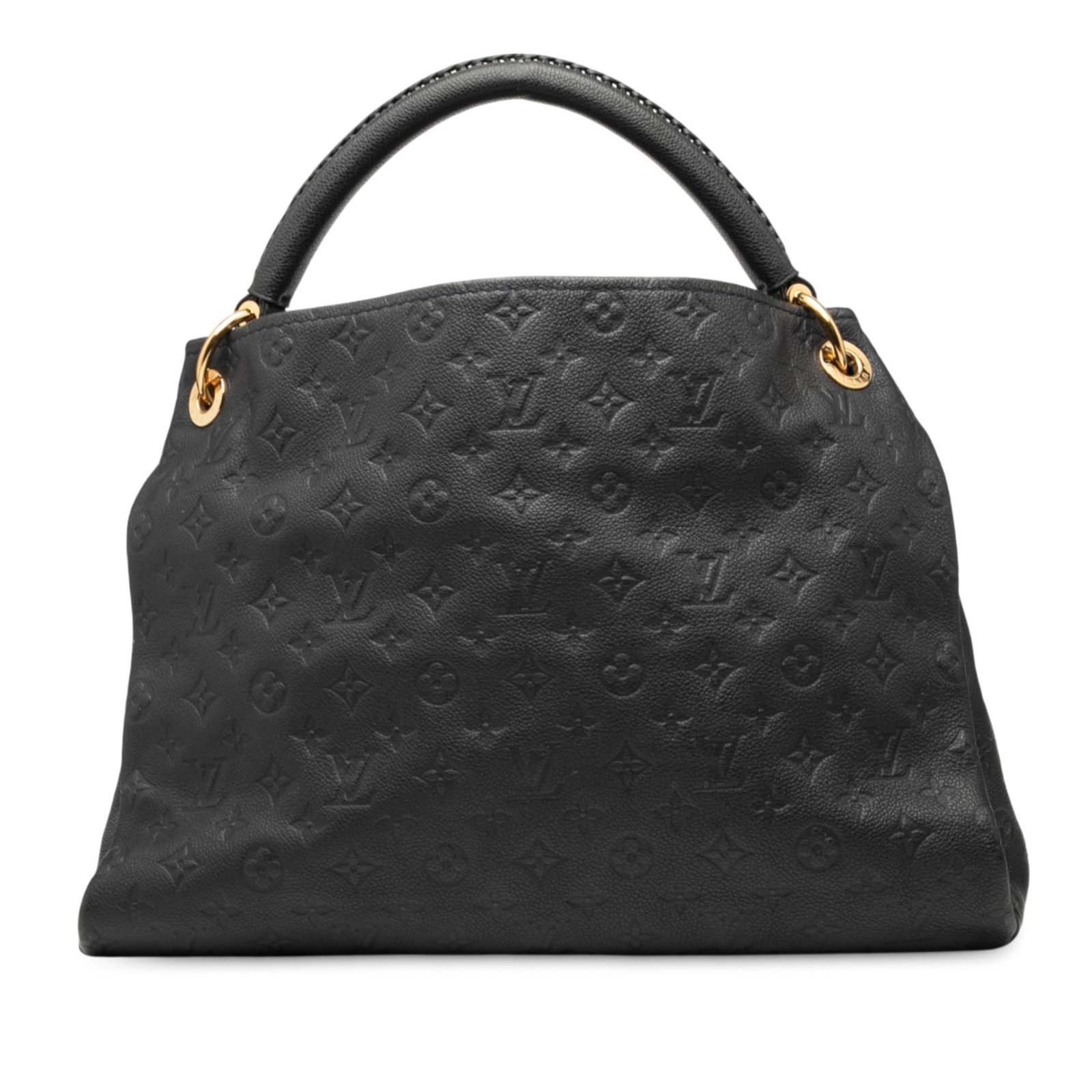 Louis Vuitton Monogram Empreinte Artsy MM Blue Leather Handbag: Louis Vuitton Monogram Empreinte Artsy MM Blue Leather Handbag The Louis Vuitton Monogram Empreinte Artsy MM is a stylish and functional bag crafted from luxurious monogram empreinte leather. This bag