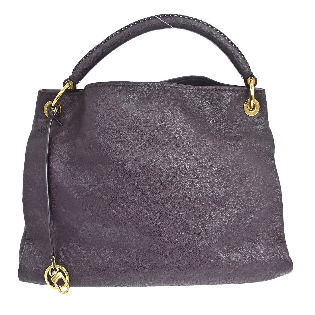Louis Vuitton Artsy purple leather handbag: Louis Vuitton Artsy purple leather handbag Louis Vuitton Artsy leather handbag in purple. This women's bag is made in Spain and remains in good condition with moderate wear to the exterior and interio