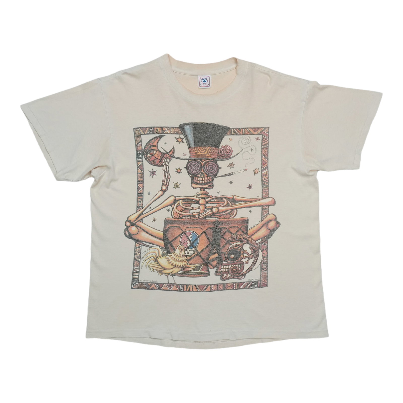 Vintage Grateful Dead 1995 Spring Tour Tan T Shirt Large (1 of 11)