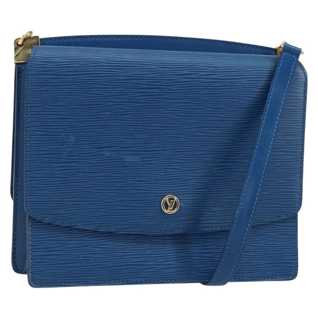 Louis Vuitton M52362 Grenel Blue Epi Leather Shoulder Bag: Louis Vuitton M52362 Grenel Blue Epi Leather Shoulder Bag This Louis Vuitton Epi Grenel shoulder bag is crafted from blue Epi leather and made in France. It features a shoulder bag style with a strap 