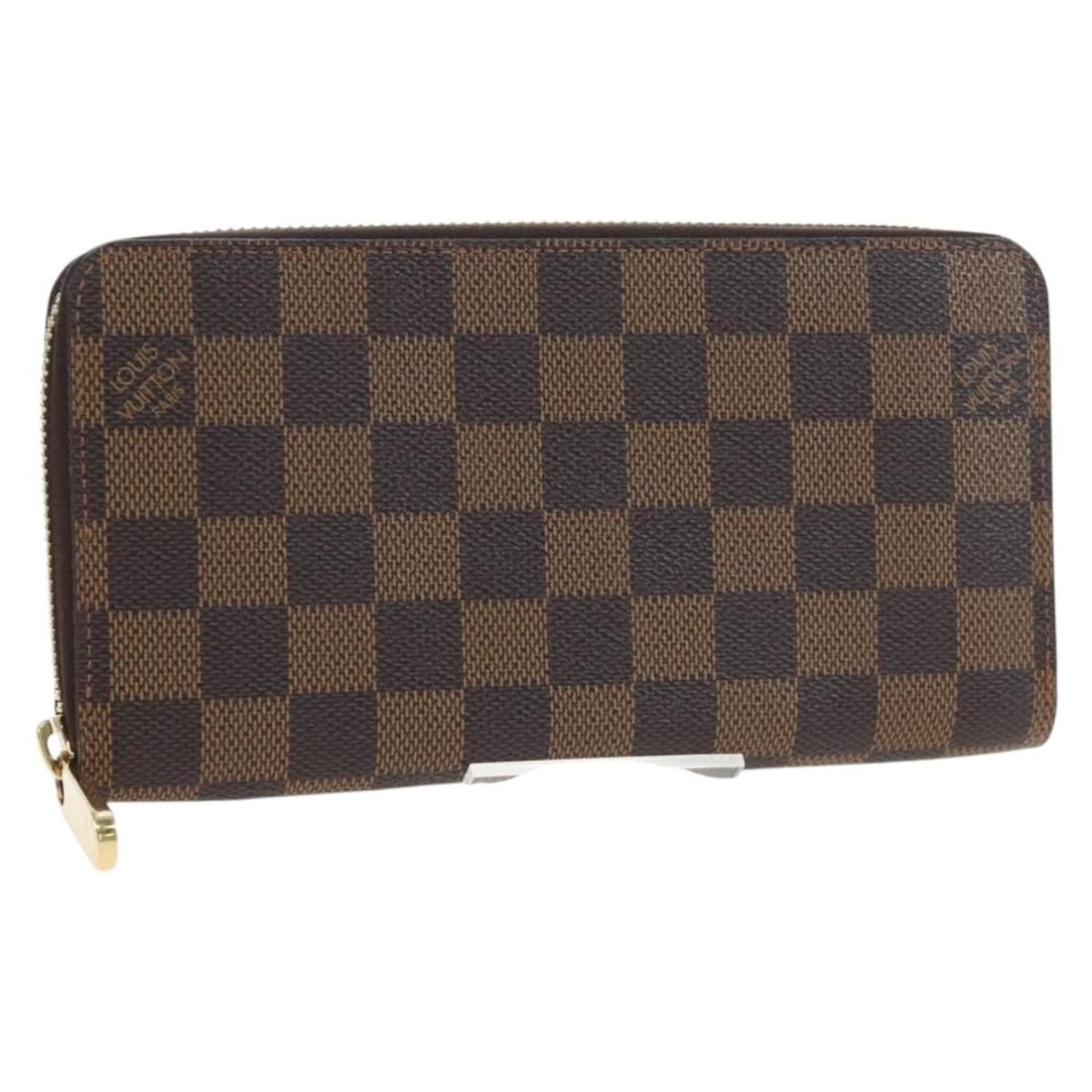 Louis Vuitton N41661 Zippy Long Wallet Damier Ebene Canvas: Louis Vuitton N41661 Zippy Long Wallet Damier Ebene Canvas Louis Vuitton Zippy long wallet in Damier Ebene canvas, made in Spain. This women's wallet includes the dust bag and item box. Condition is r