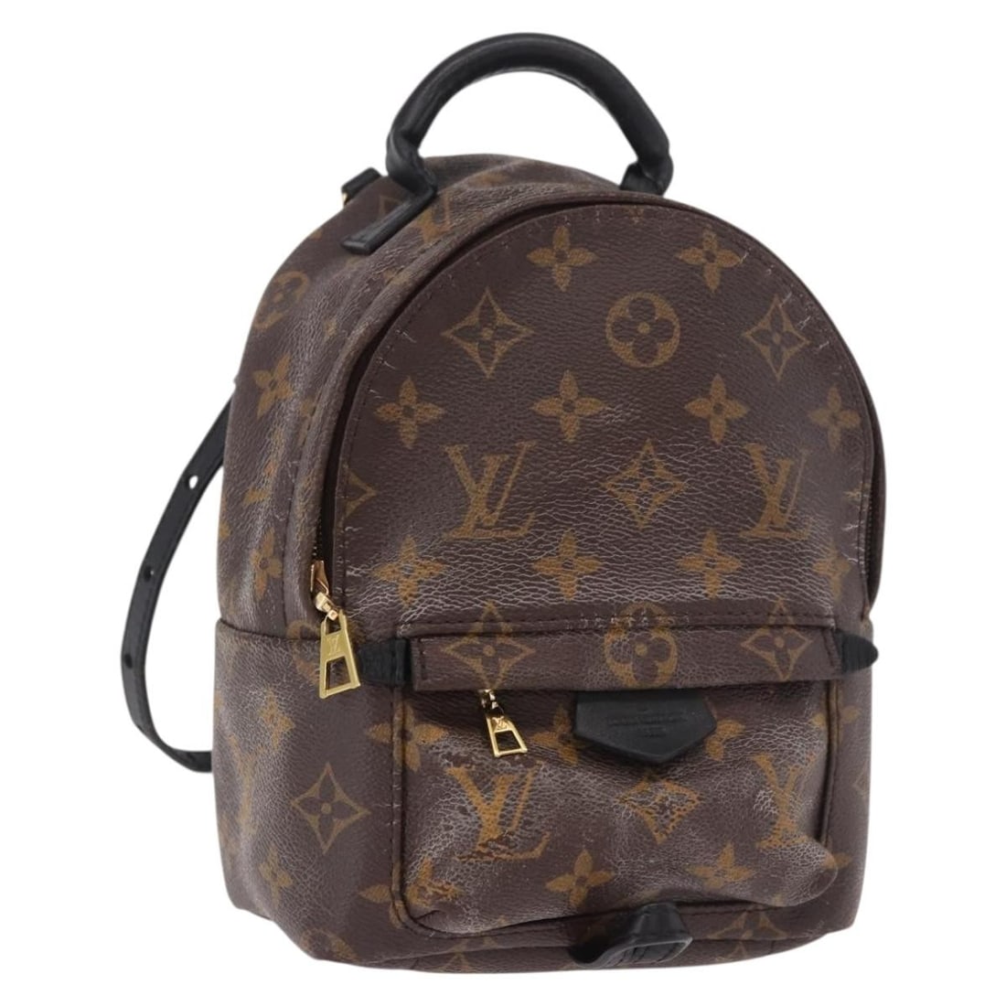 Louis Vuitton M44873 Palm Springs Mini Monogram Canvas Backpack: Louis Vuitton M44873 Palm Springs Mini Monogram Canvas Backpack Louis Vuitton Palm Springs Mini backpack in Monogram canvas. This women's backpack was made in Spain and includes only the item shown; t