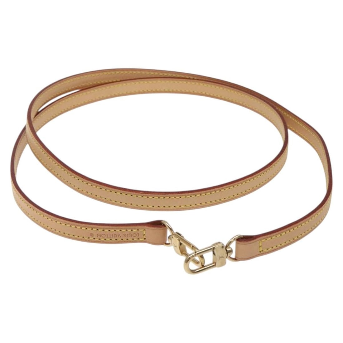 Louis Vuitton Beige Leather Shoulder Strap 44.5in France: Louis Vuitton Beige Leather Shoulder Strap 44.5in France Authentic Louis Vuitton shoulder strap in beige leather. This women's accessory is made in France and is offered without the original box or du