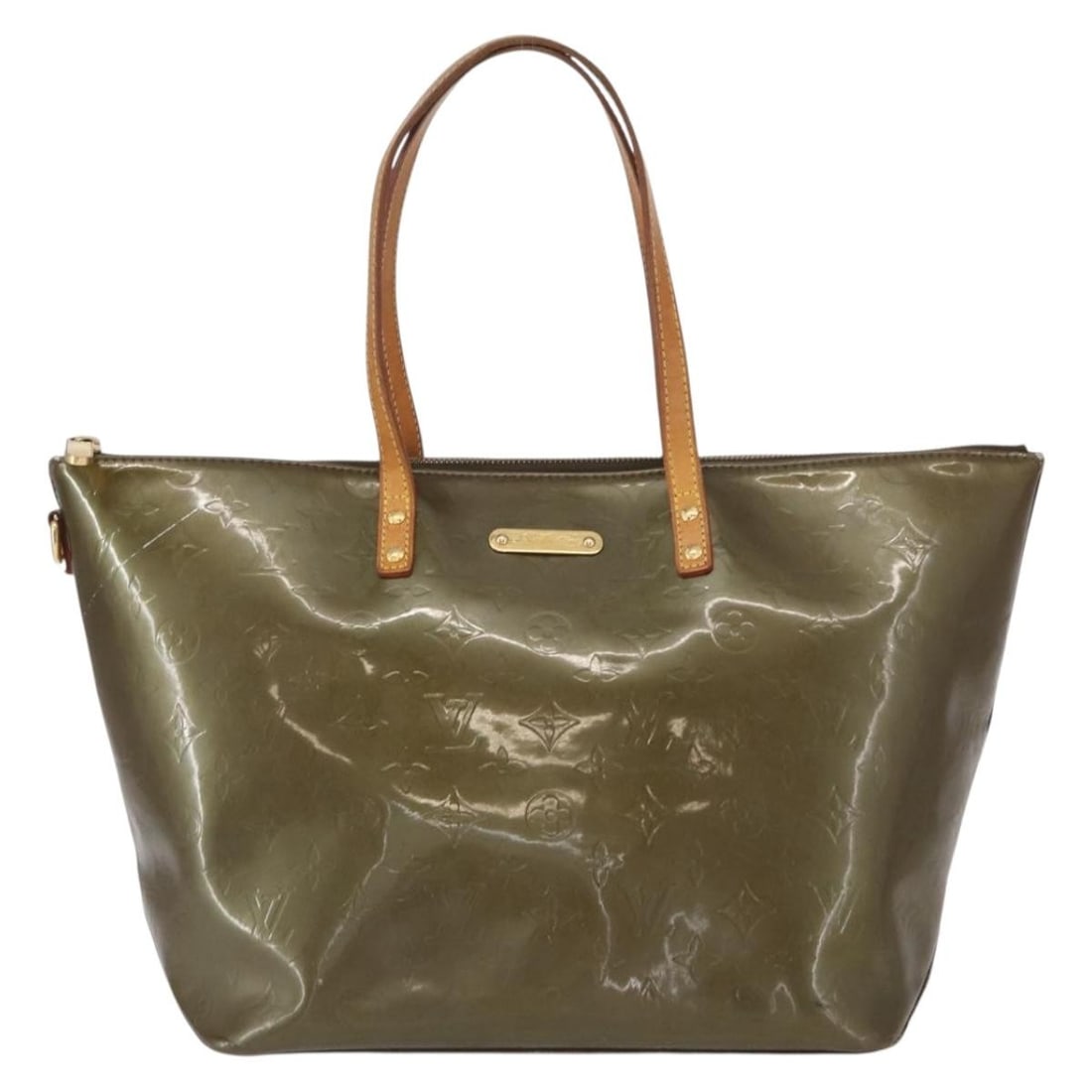 Louis Vuitton Vernis Patent Leather Bellevue GM Tote Brown: Louis Vuitton Vernis Patent Leather Bellevue GM Tote Brown This pre-owned Louis Vuitton Bellevue GM Tote Bag in Monogram Vernis patent leather features a veil bronze color. Designed for women, the han