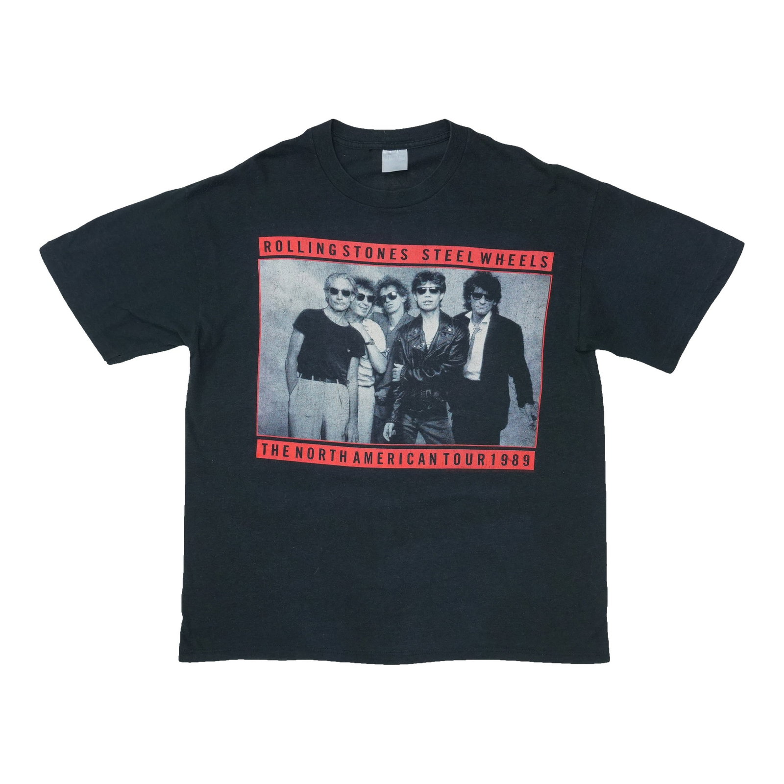 Vintage 1989 Rolling Stones Steel Wheels Tour T Shirt (1 of 6)