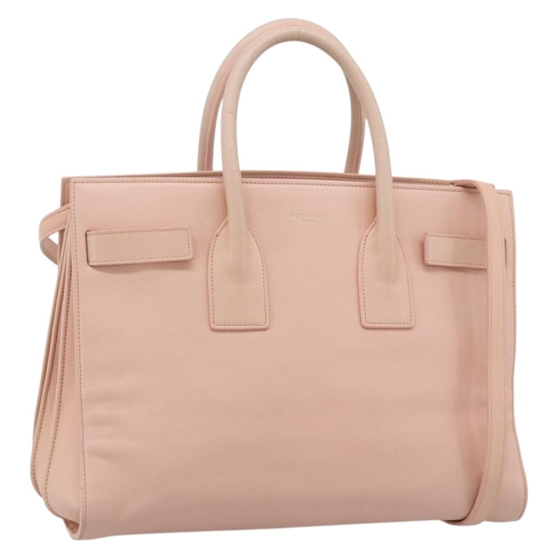 Saint Laurent Sac De Jules 2 Way Leather Handbag Pink Gold (1 of 18)
