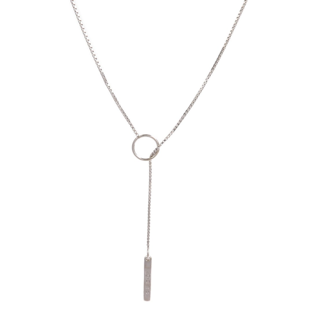 GUCCI Link To Love 18K White Gold Necklace: GUCCI Link To Love 18K White Gold Necklace GUCCI Link To Love necklace crafted in 18K white gold with a clean silver-tone look and no main stone. Made in Italy, this women's necklace is offered in ver
