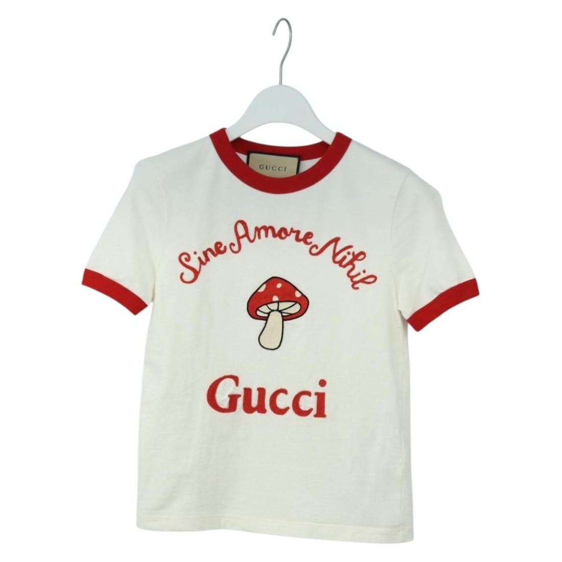 Gucci White Cotton T Shirt Womens XXS Made in Italy: Gucci White Cotton T Shirt Womens XXS Made in Italy Authentic Gucci women's white cotton shirt in size XXS. Made in Italy, this piece is presented without the original box or dust bag and includes onl