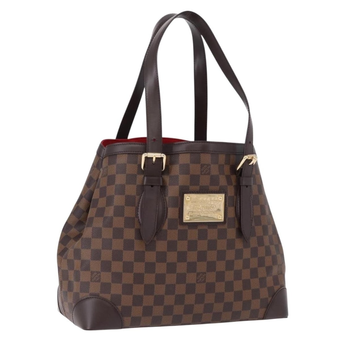 Louis Vuitton Hampstead MM Damier Ebene Canvas Tote N51204: Louis Vuitton Hampstead MM Damier Ebene Canvas Tote N51204 Louis Vuitton Hampstead MM tote bag in Damier Ebene canvas. This women's tote includes a dust bag and is made in Spain. Condition is AB / ver